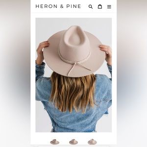 Heron & Pine hat.